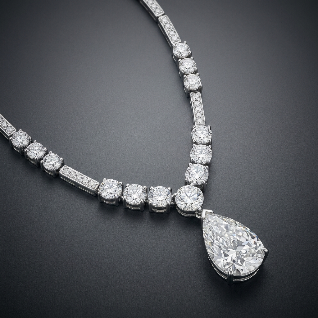 Diamond Solitaire Pendant — Necklaces · The Diamond Harbour Marmaris