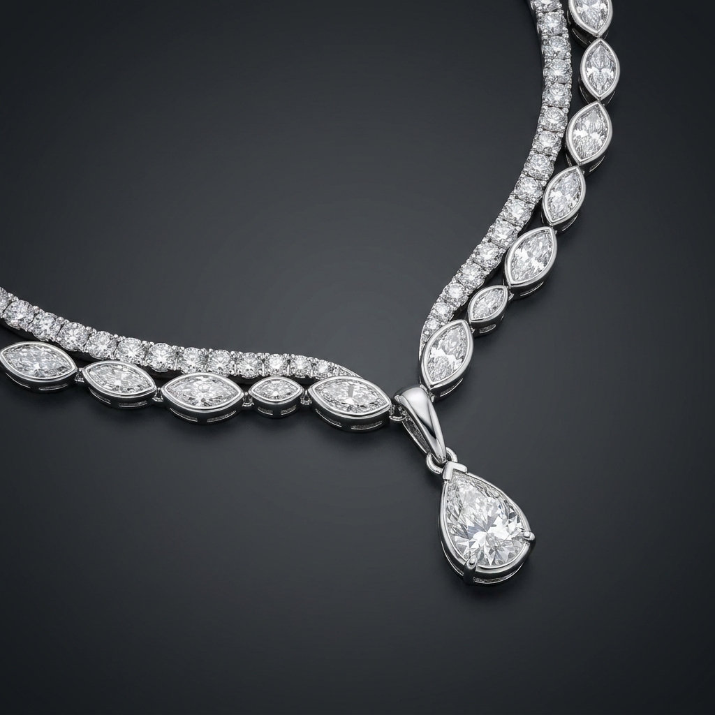 Rivière Diamond Necklace — Necklaces · The Diamond Harbour Marmaris