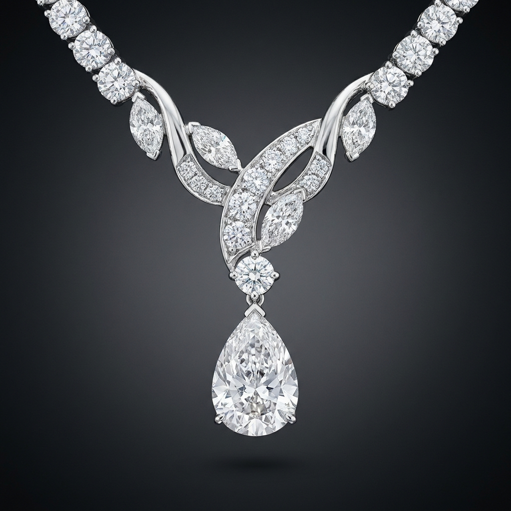 Station Diamond Necklace — Necklaces · The Diamond Harbour Marmaris
