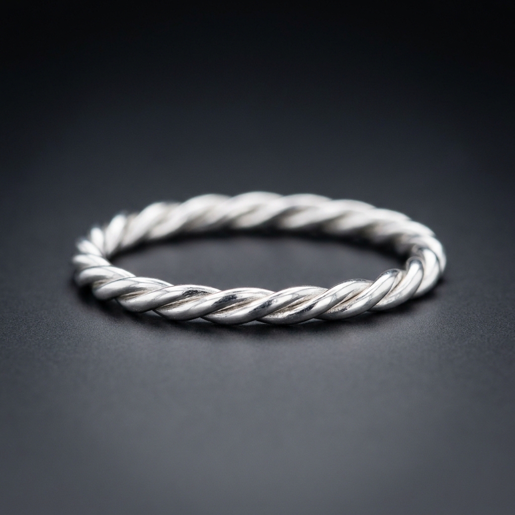 Silver Twist Ring — Silver · The Diamond Harbour Marmaris