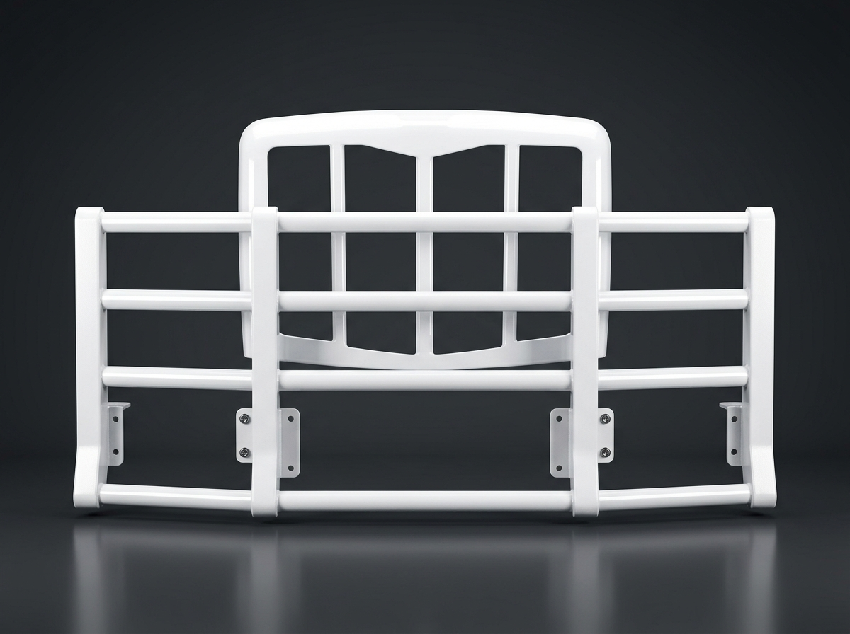 Highway Sentinel — White — 304 stainless deer guard