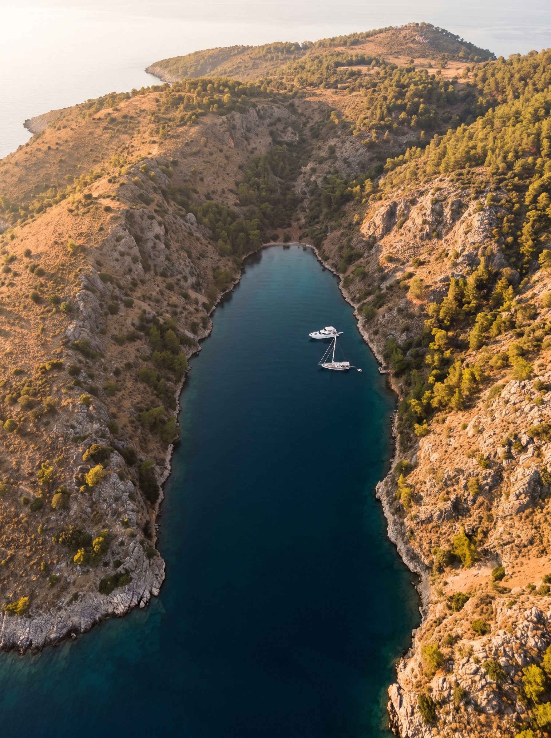Bencik, a narrow inlet on the Datca peninsula