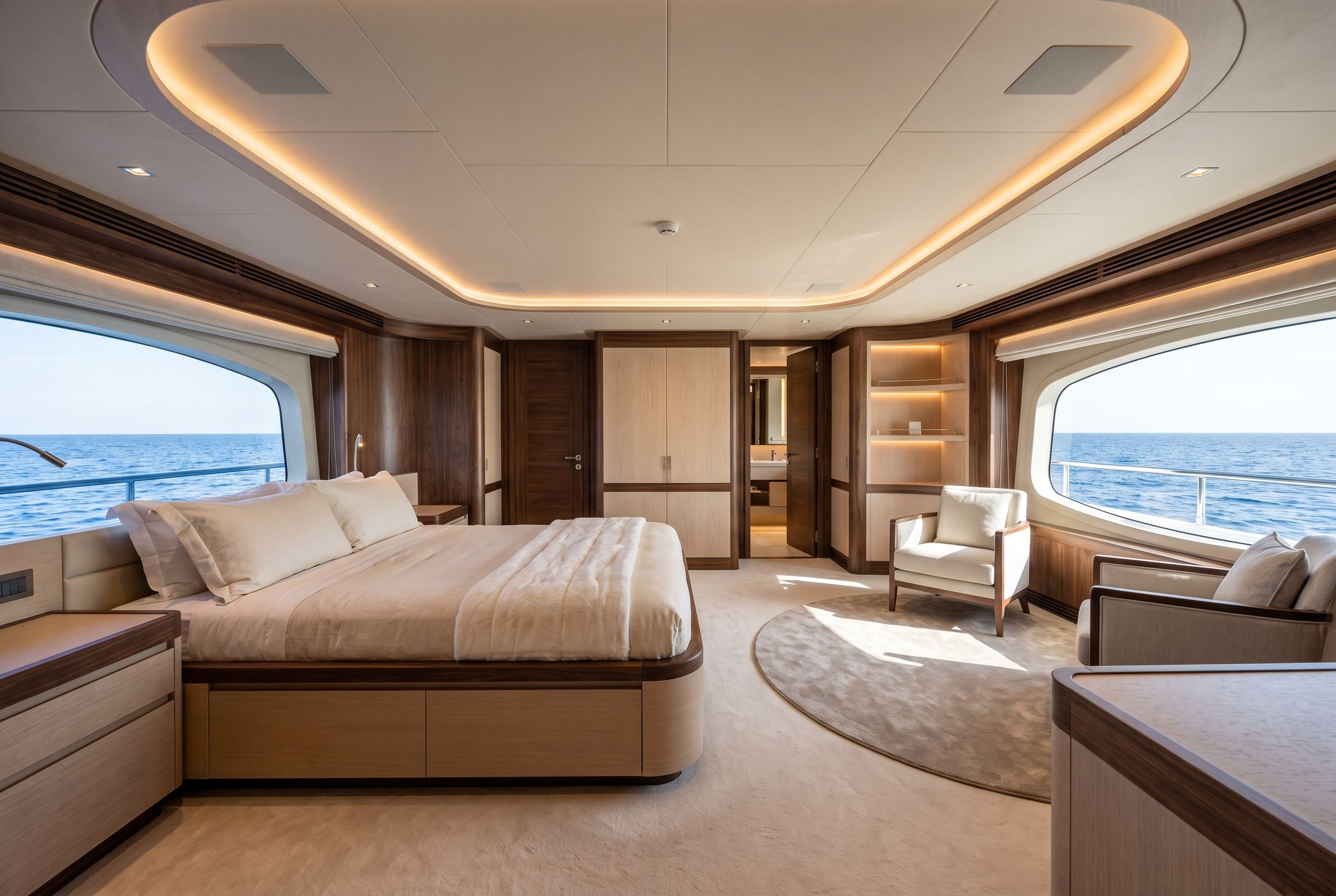 The master cabin