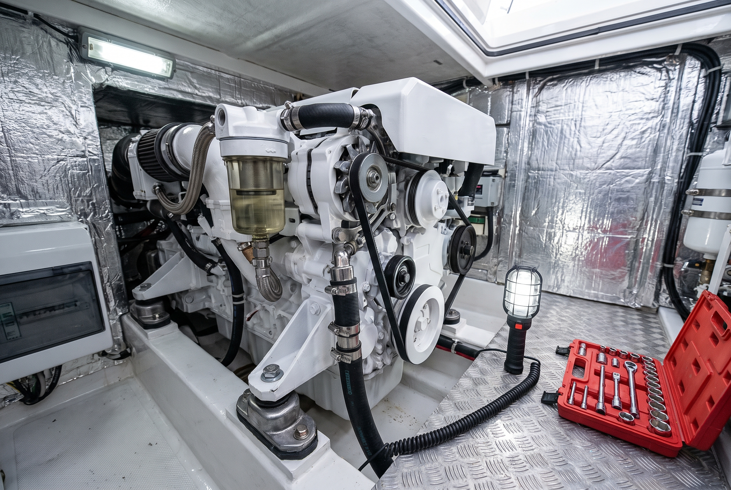 Engine and generator