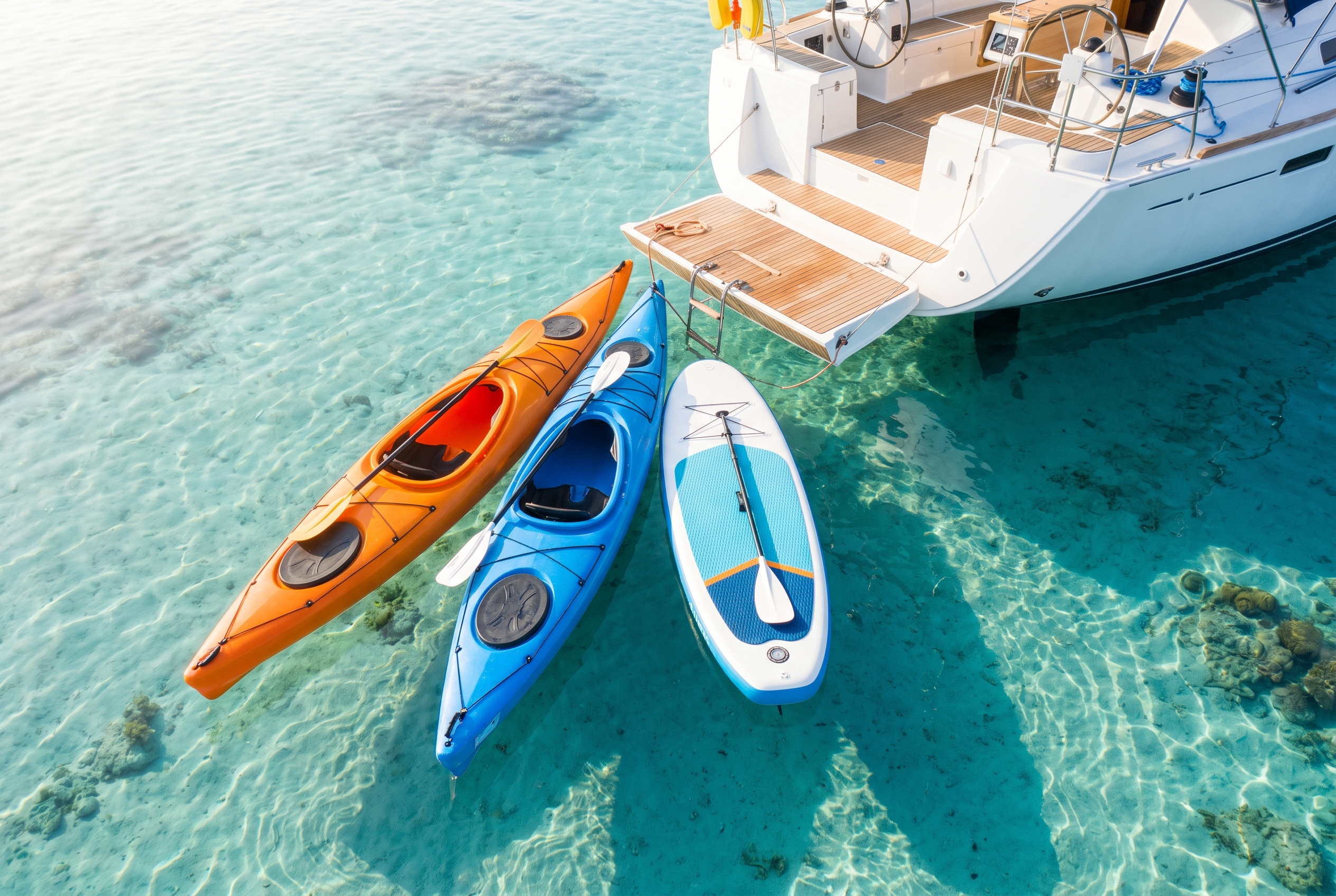 Sea kayaks & paddleboards