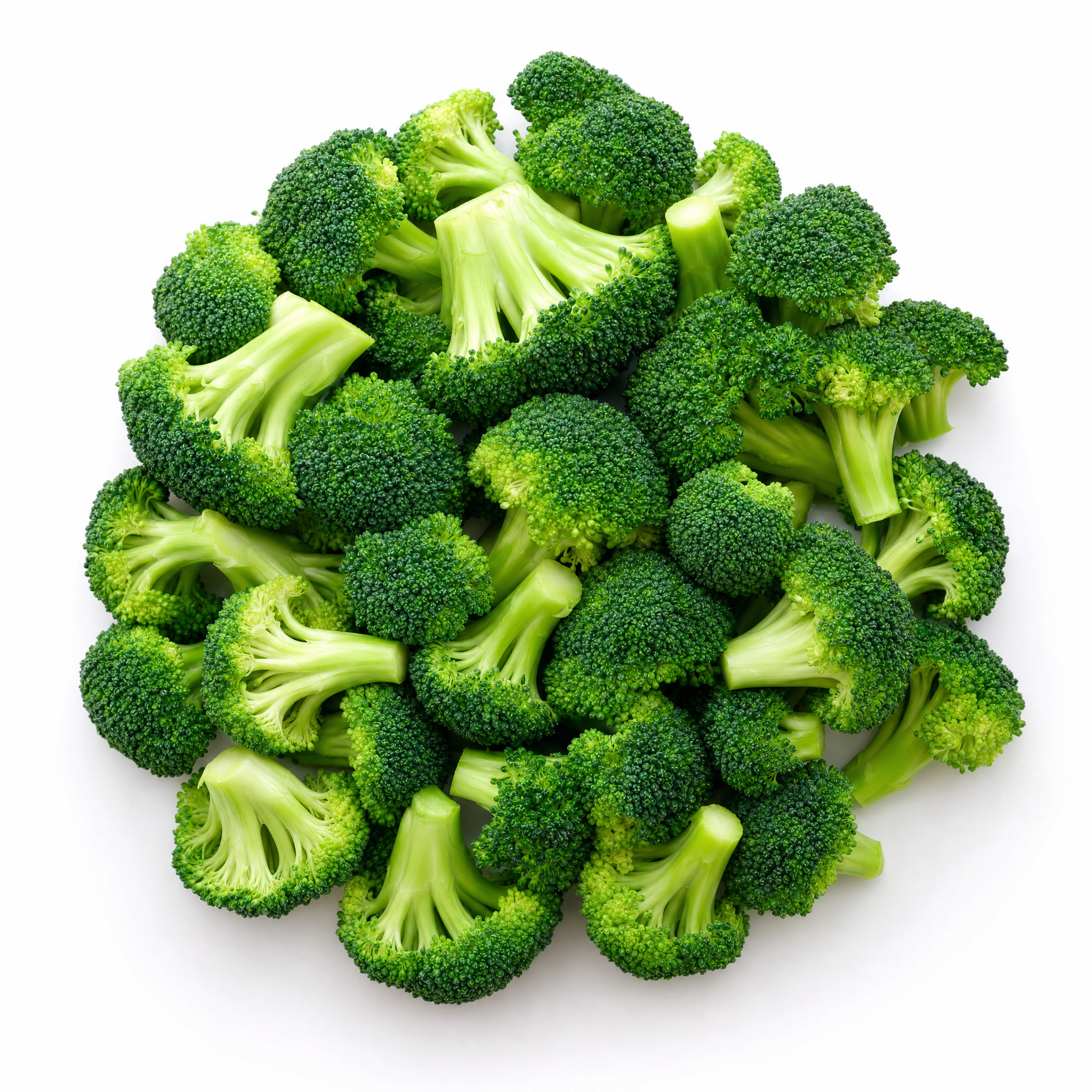 Fresh broccoli florets