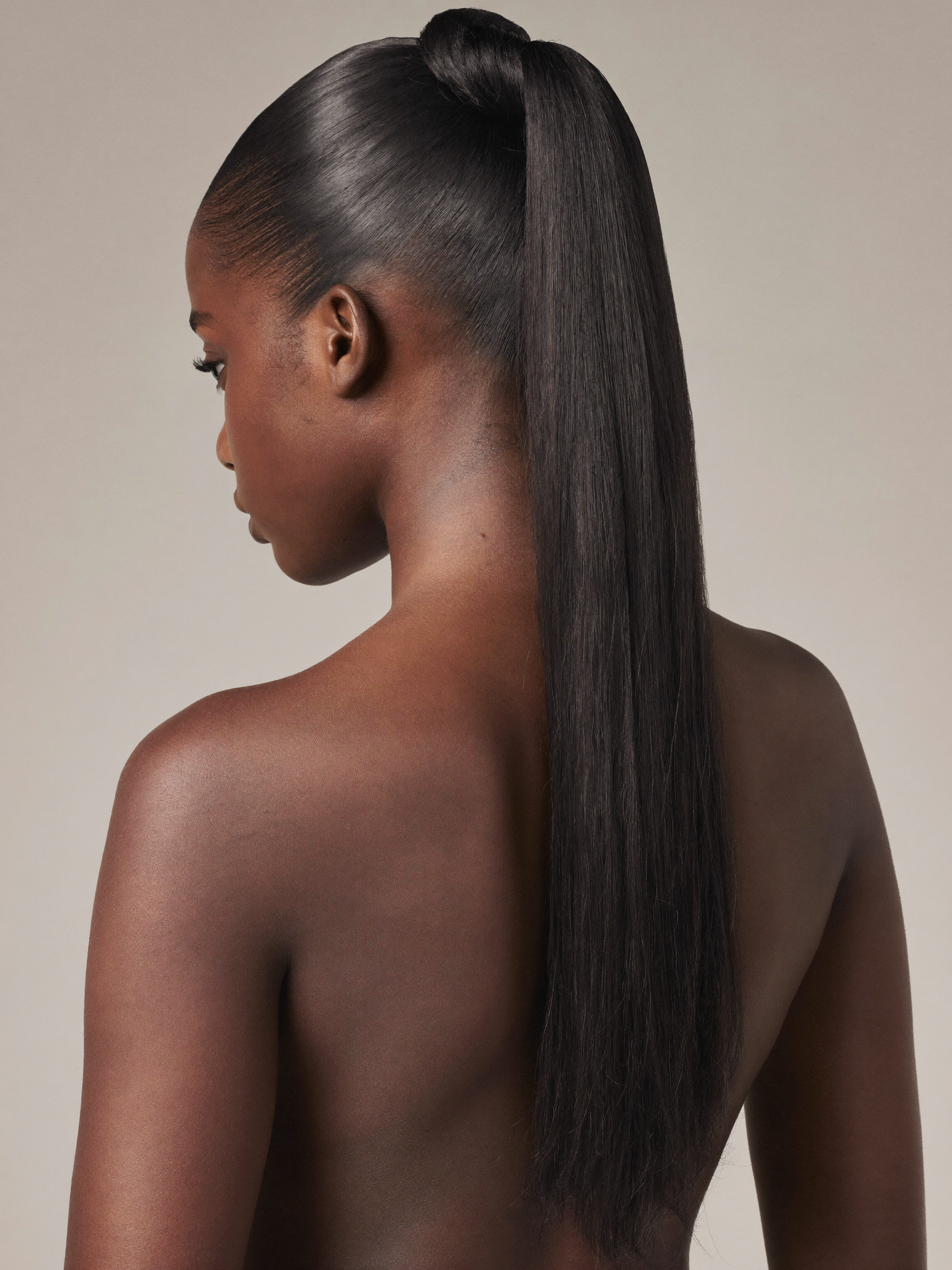 Straight Drawstring Ponytail