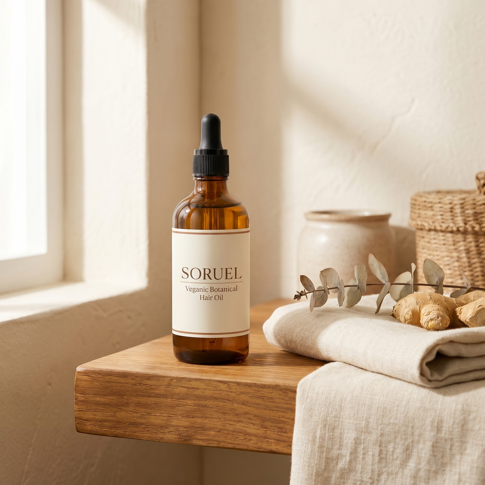 Veganic Botanical Hair Oil view 2