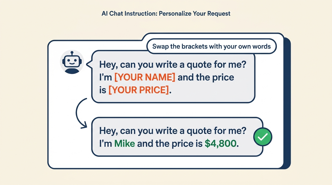 [BRACKETS] highlighted in a prompt