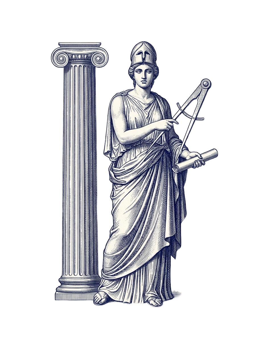 Athena Ergane, die Baumeisterin — Baurecht