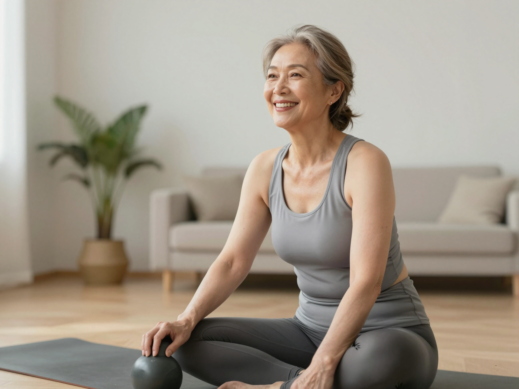 A friendly fitness coach for older adults