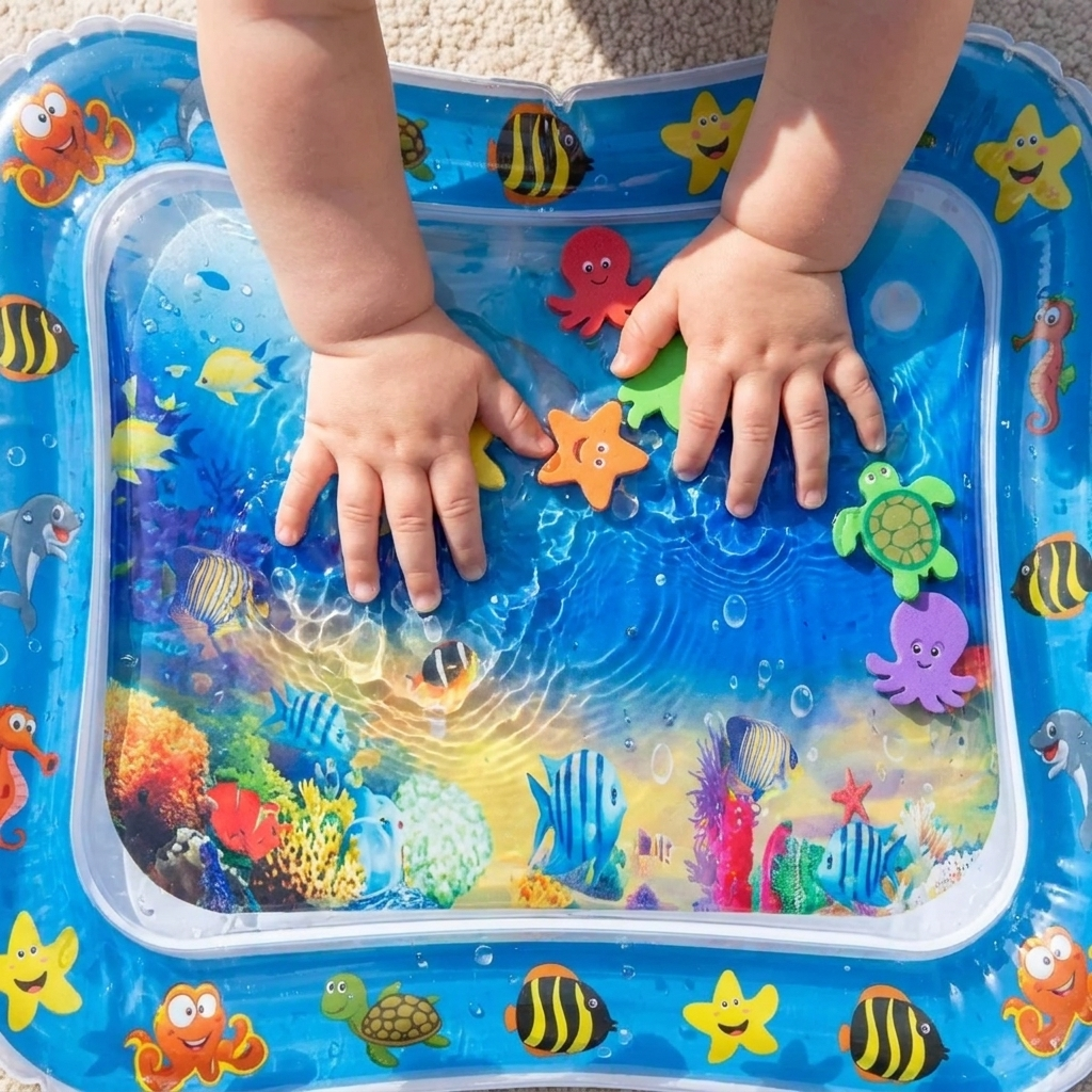 Detalle de los peces flotando en el agua