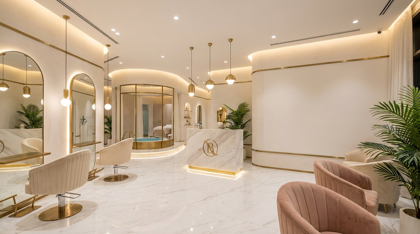 Lumière salon interior