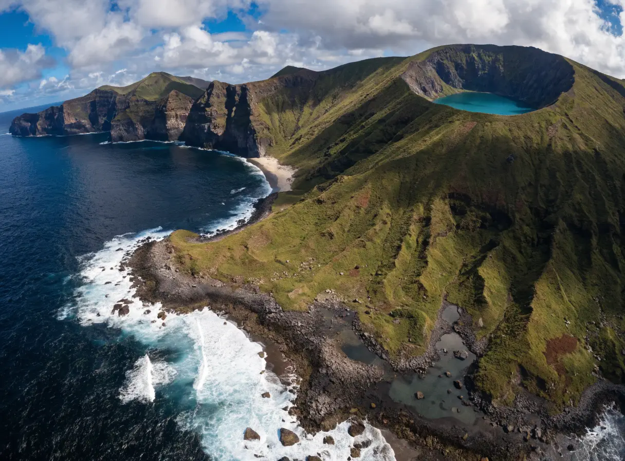 Azores crater lake