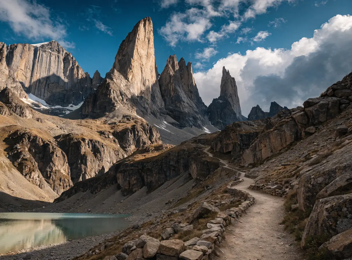 Patagonia mountain trail
