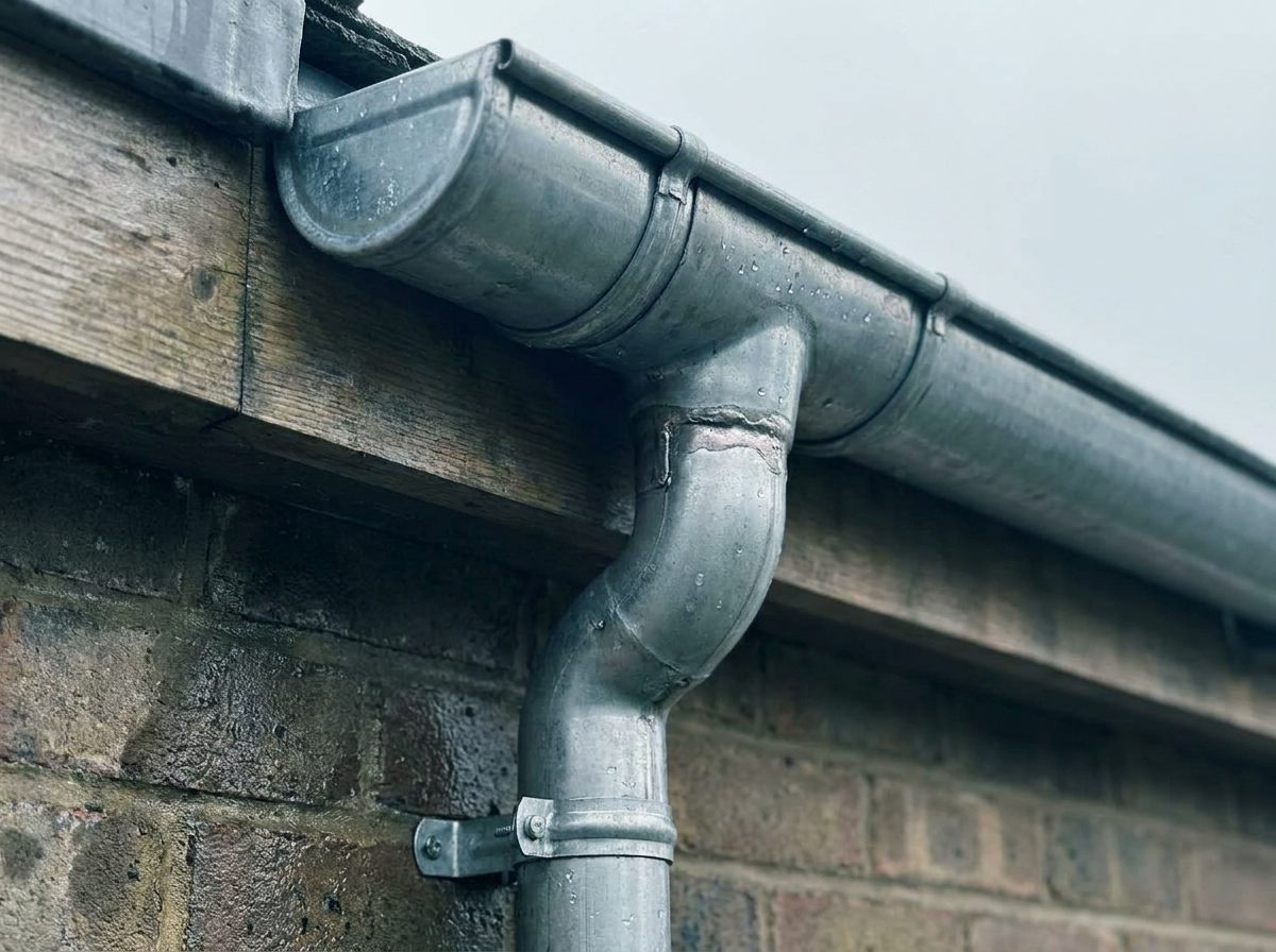 Zinc work & gutters in Meise