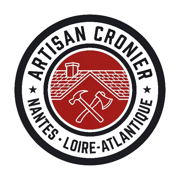 Badge Artisan Cronier — couvreur à Nantes, Loire-Atlantique