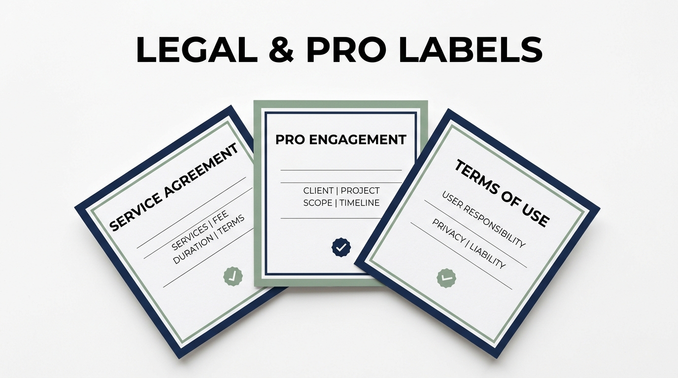 Legal & Pro Labels