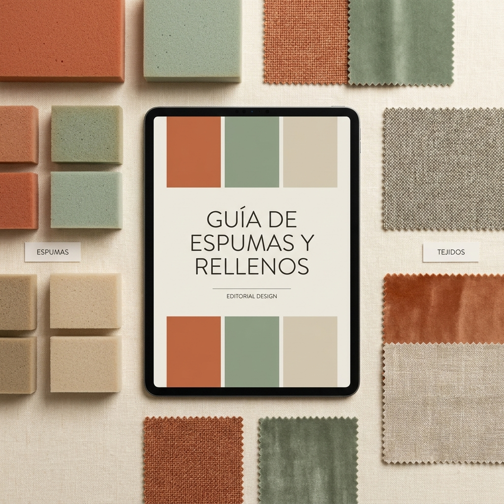Guía de Espumas y Rellenos para Tapicería