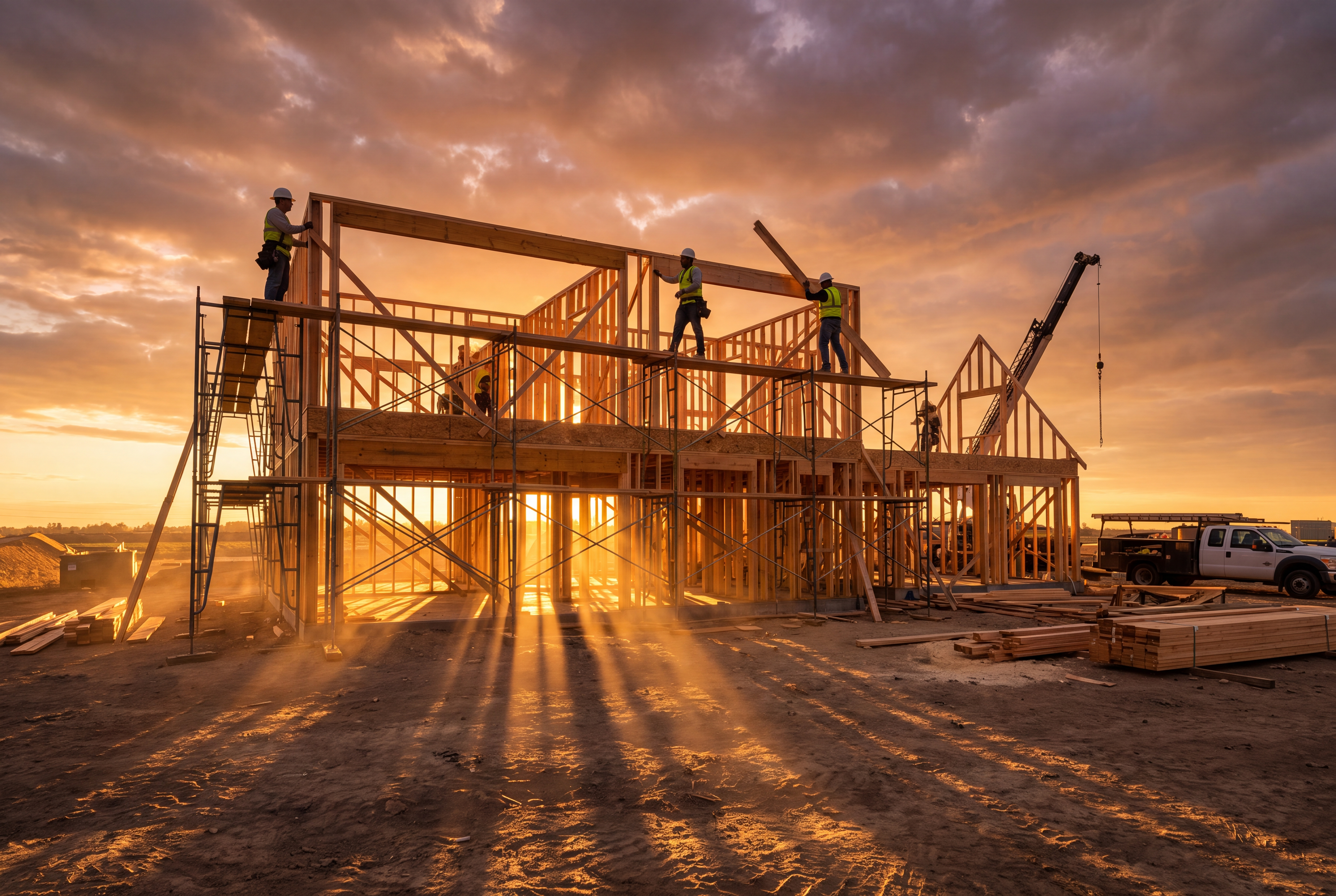 Home construction campaign generated by VortexAI