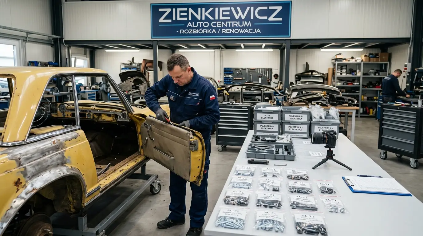 Rozbiórka i katalogowanie