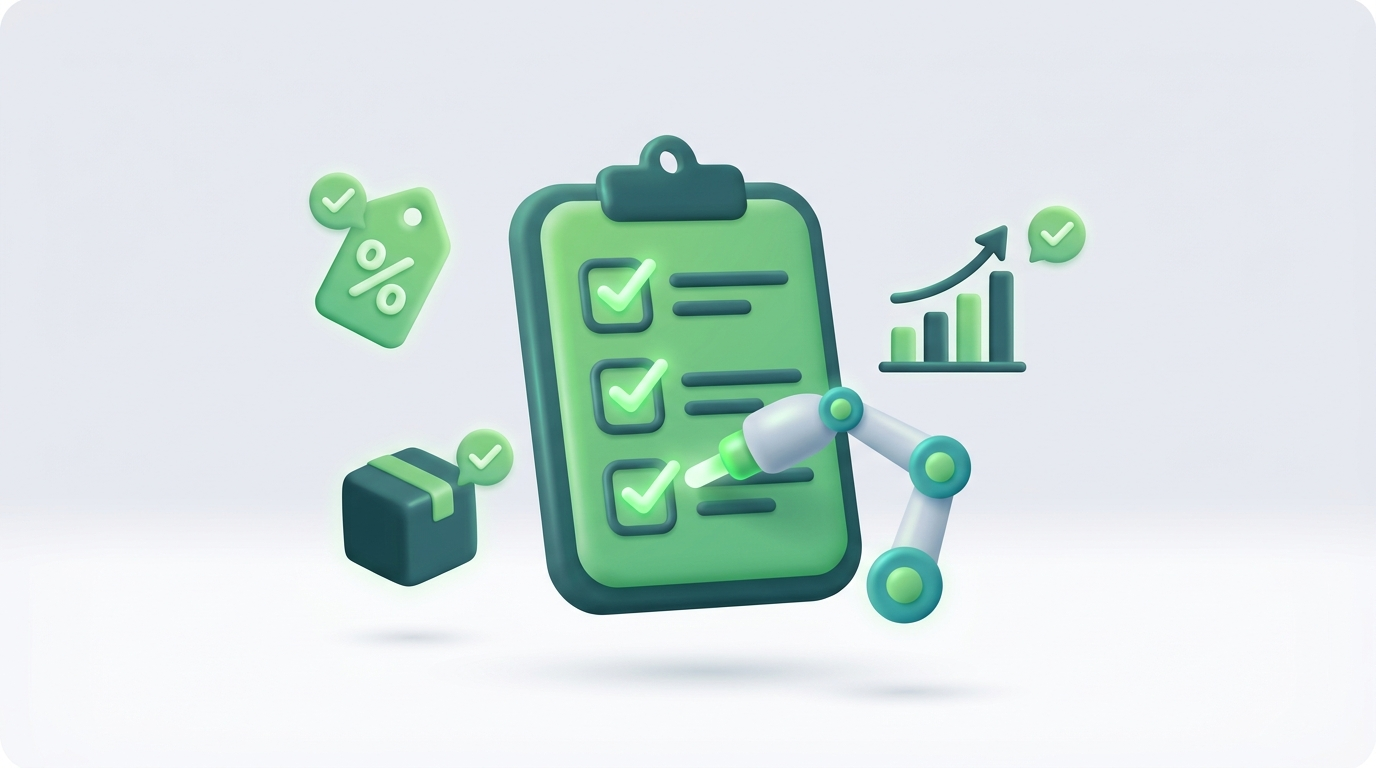 Shopify Sidekick automatically completing store tasks on a checklist, from discounts to product updates