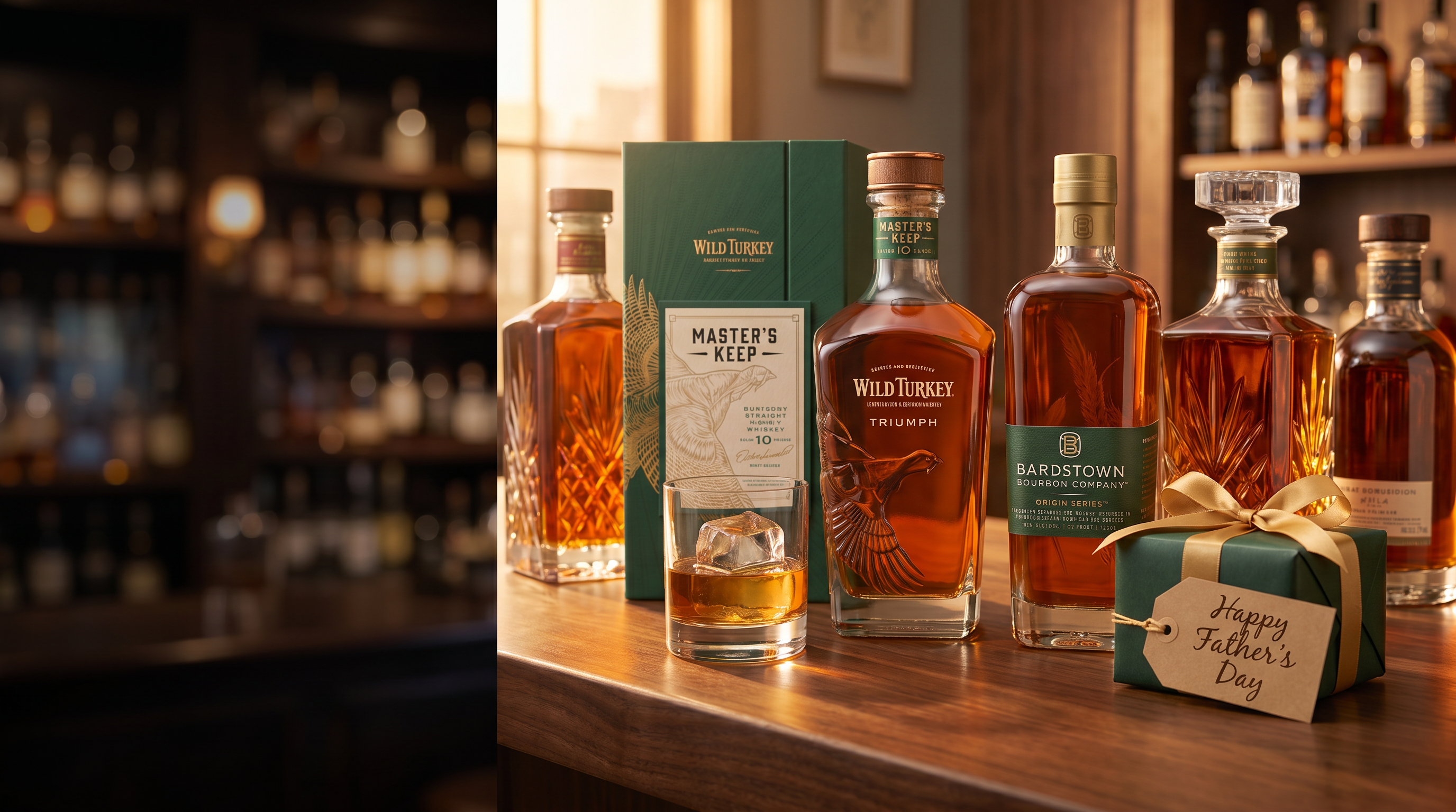 Rozi's bourbon shelf