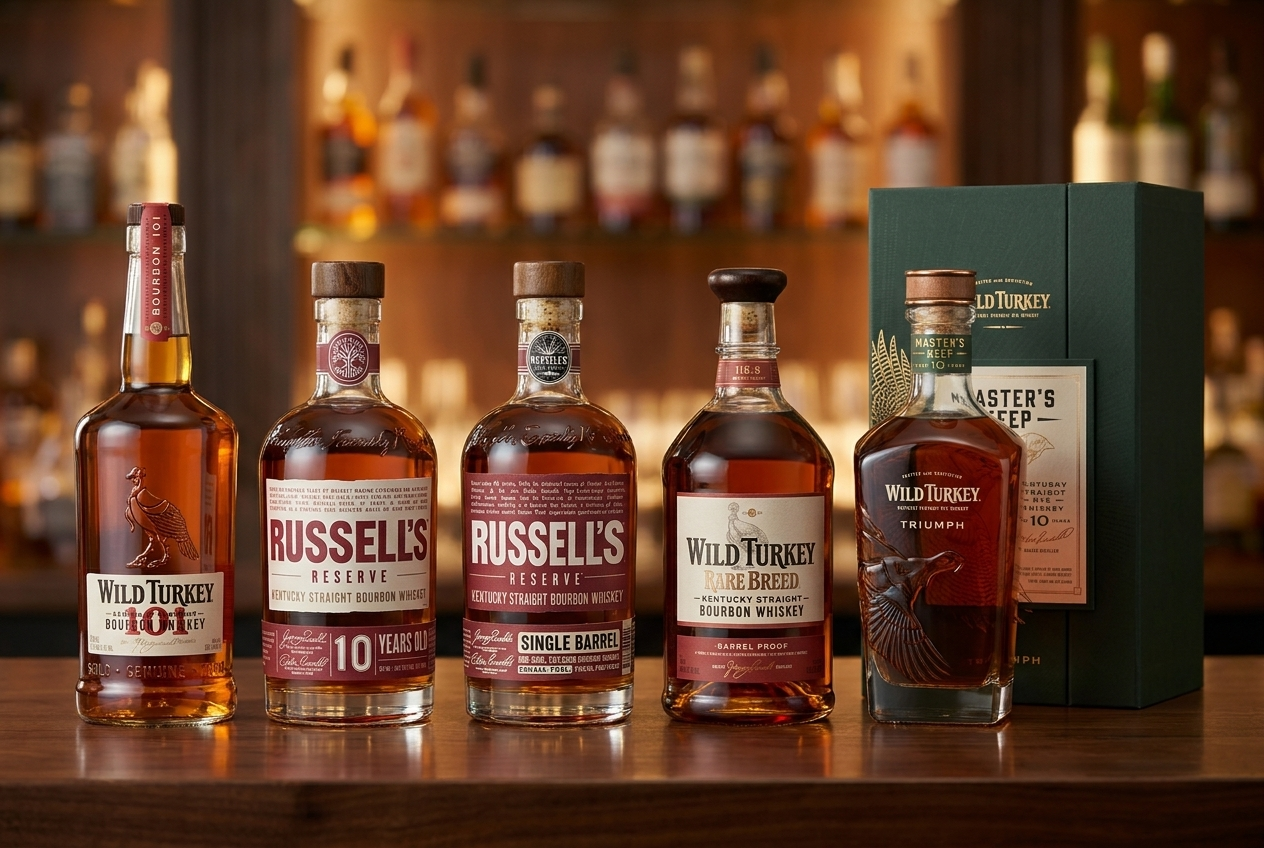 Wild Turkey 5-Bottle Flight