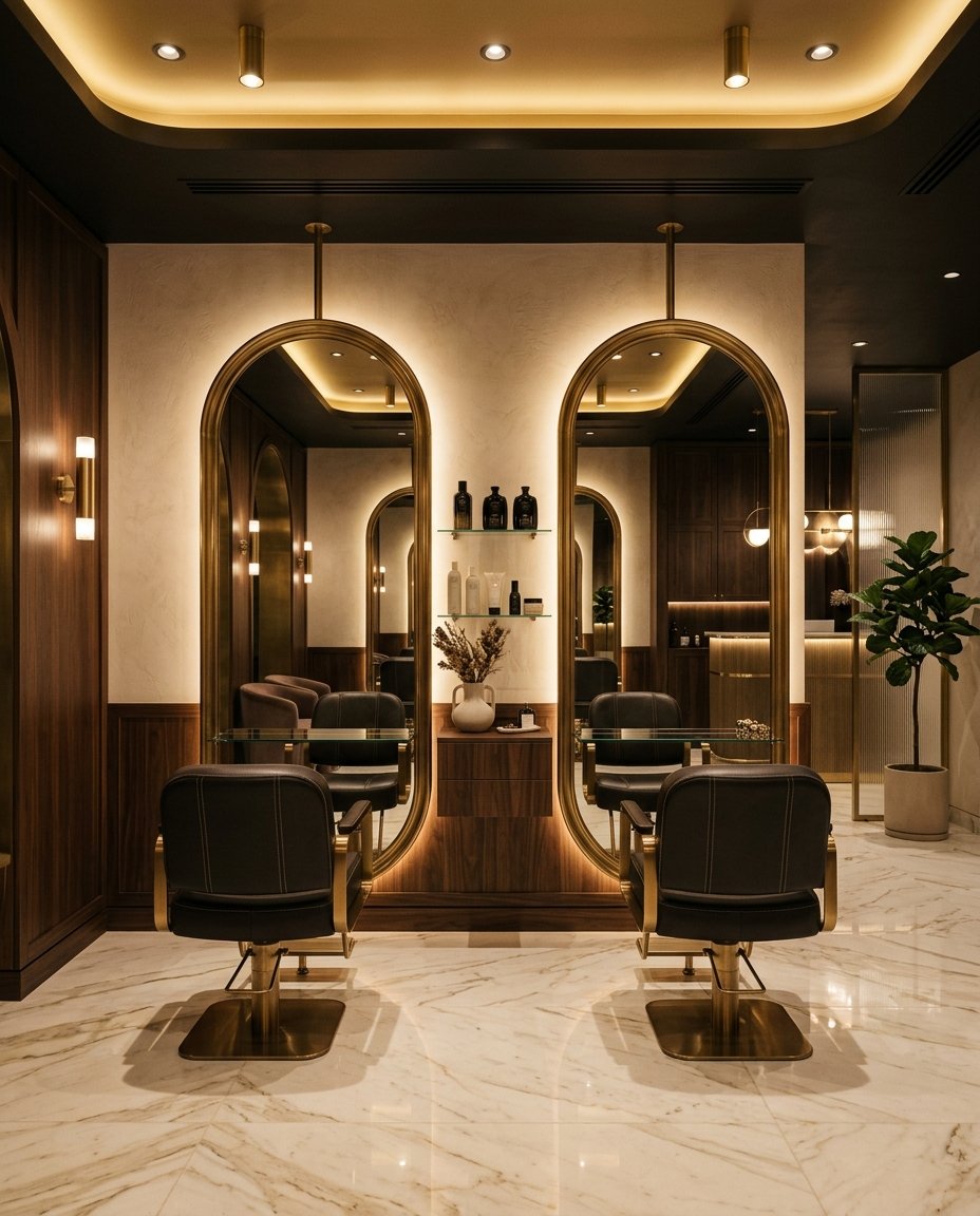 Two styling chairs at Page 3
