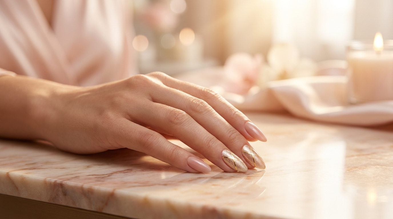Manichiură premium editorial la LUXE Nails Studio