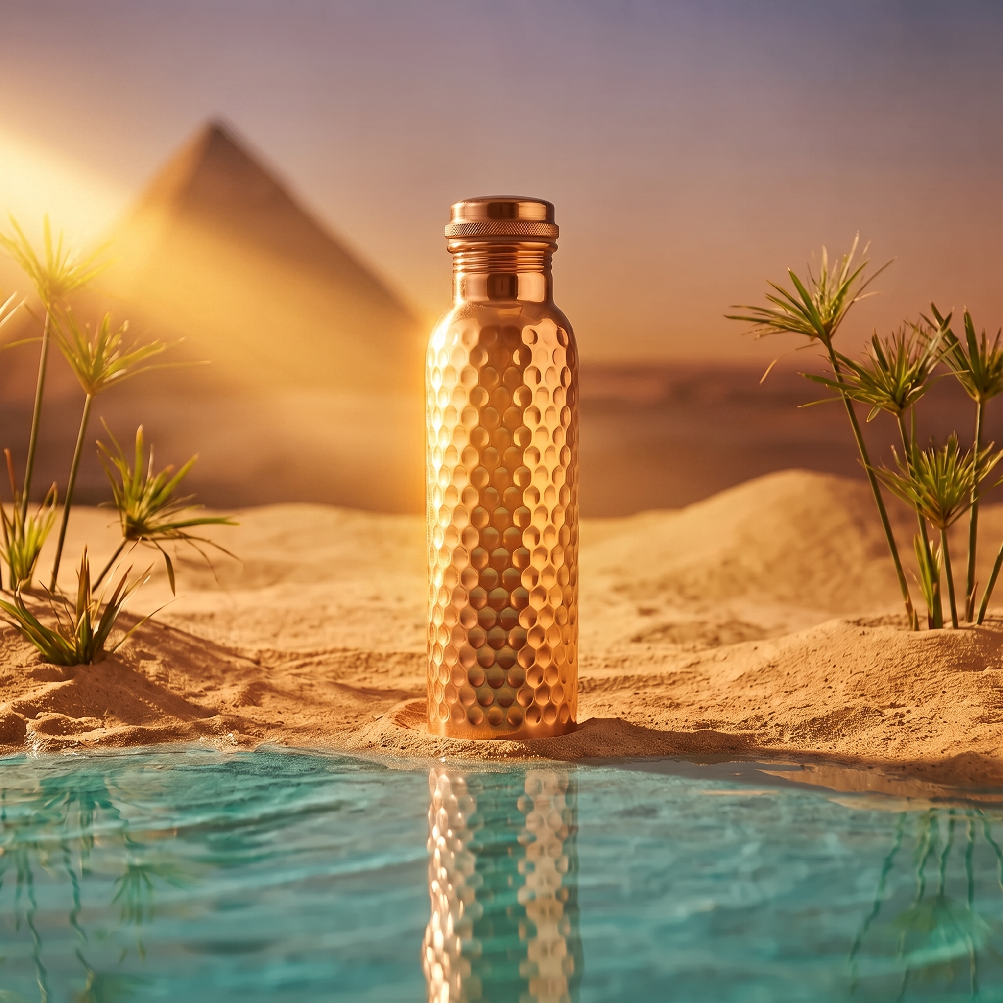 Oasis et pyramides — univers de la Memphis
