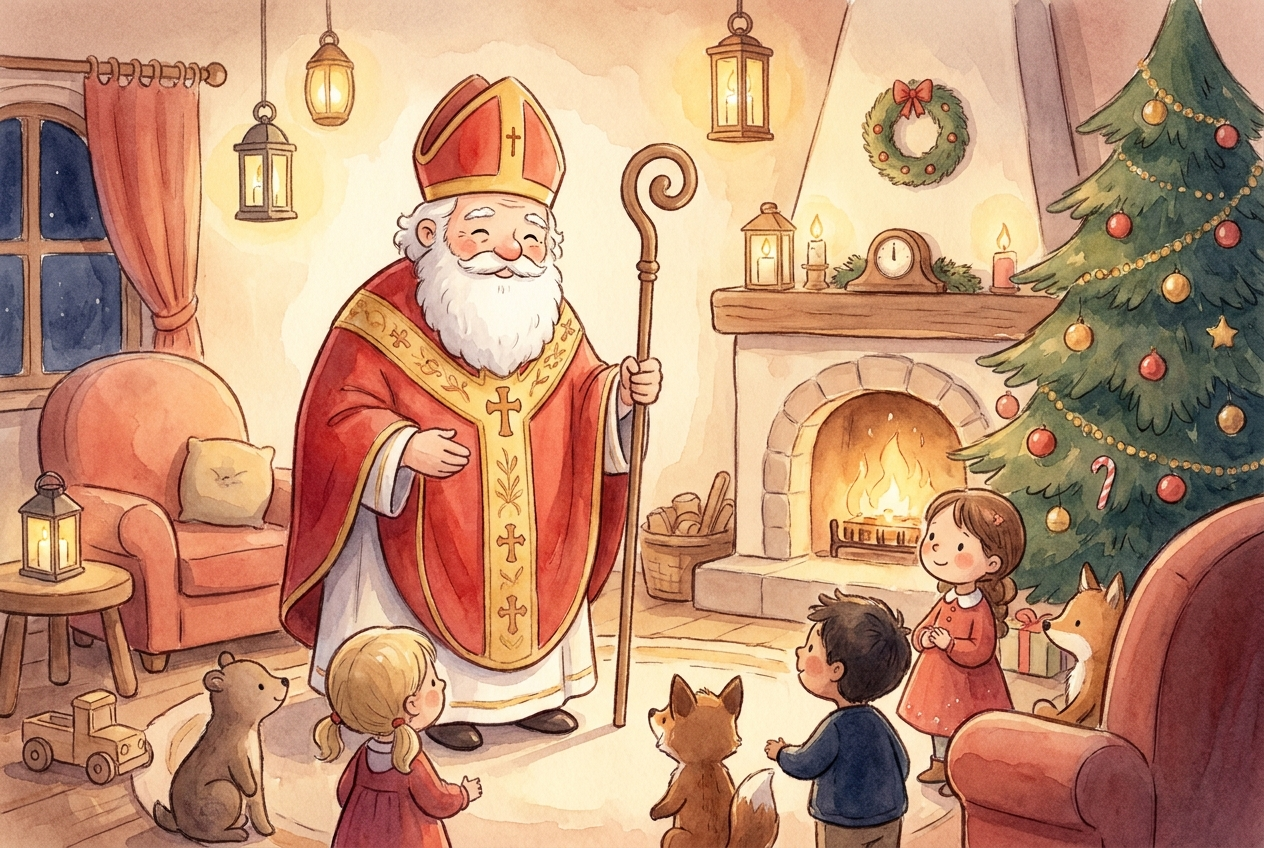 Saint Nicholas, the kind bishop who loved to give in secret.