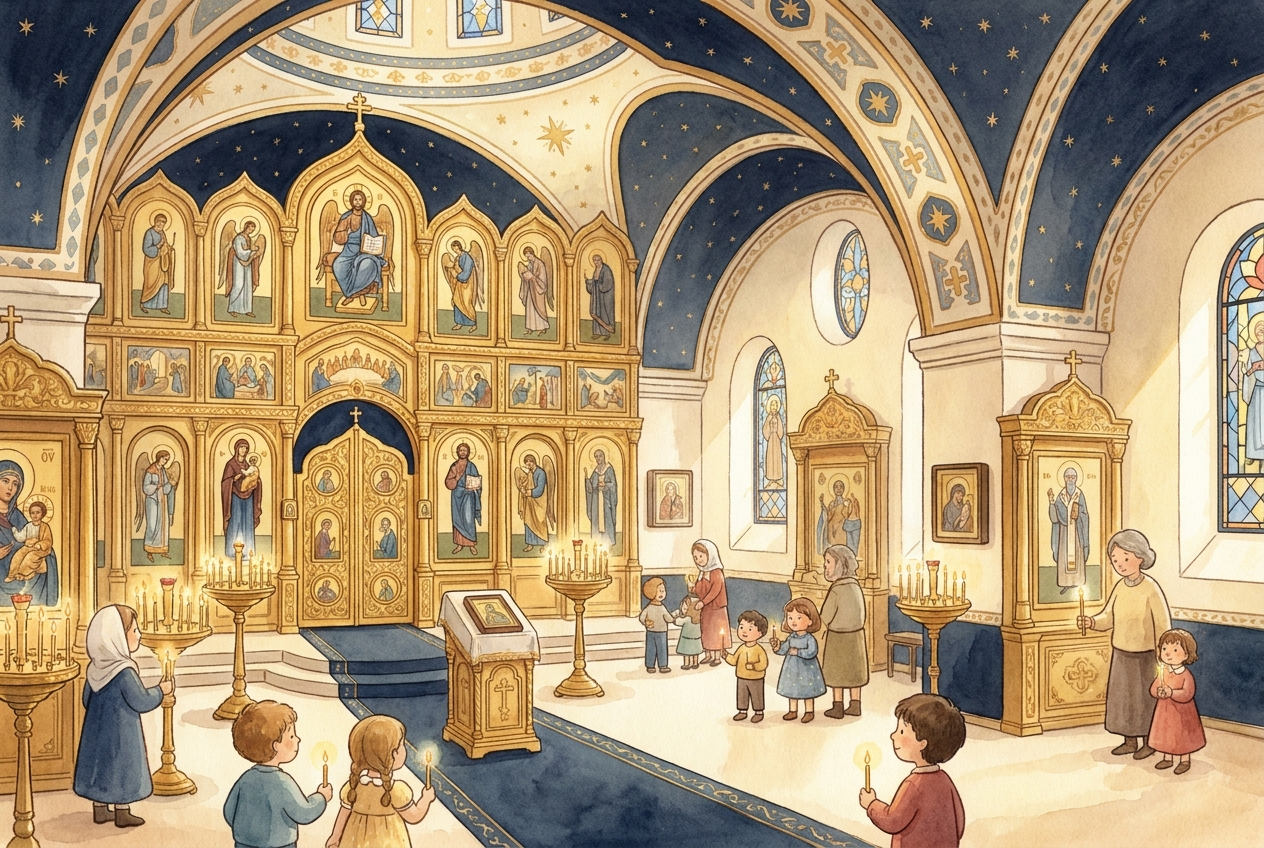 Every Orthodox church is God's house — a little piece of heaven on earth.