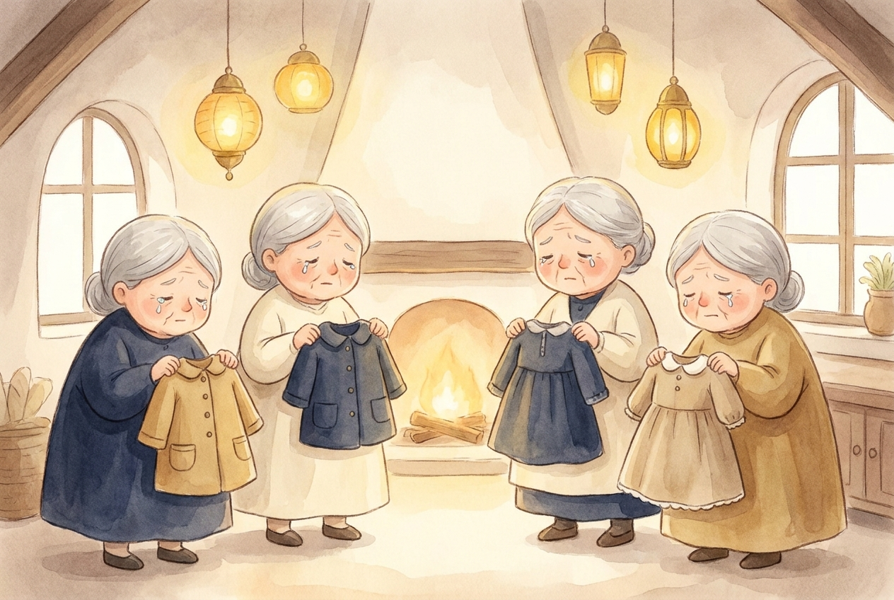 When Tabitha died, the widows wept and showed the clothes she had made.