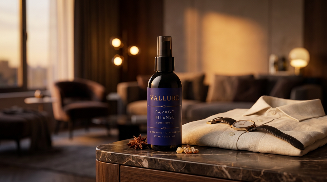VALLURE Savage Intense — araçta, evde, ofiste