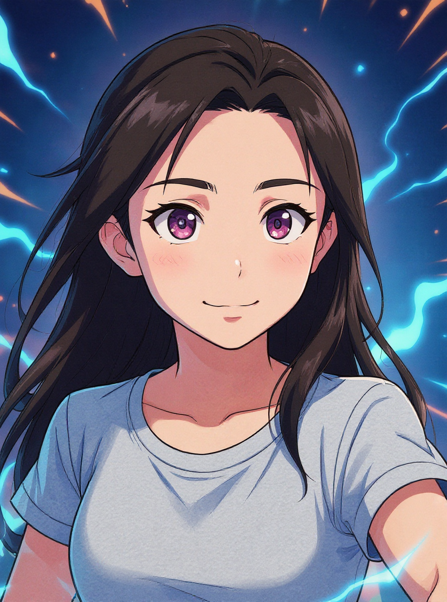 Same person, anime theme