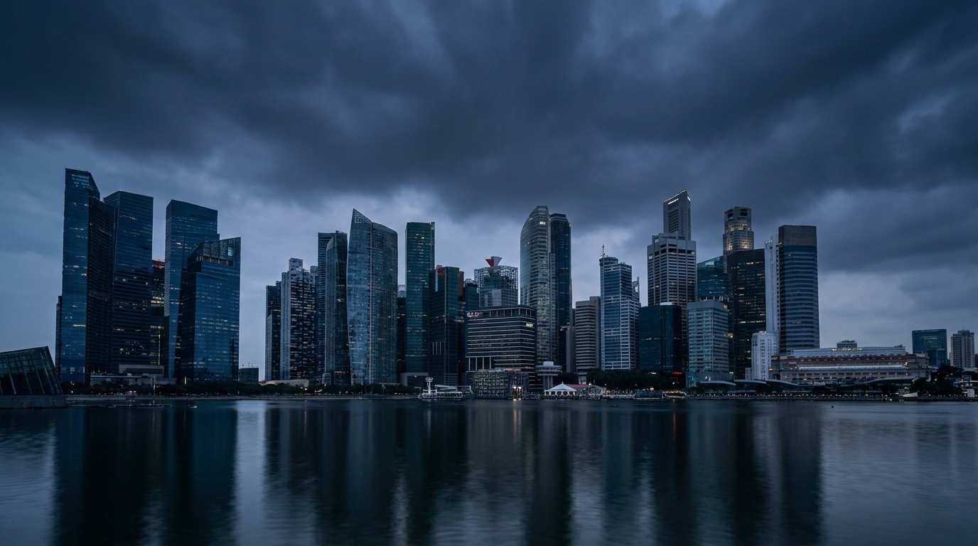 Singapore new and existing residential blocks