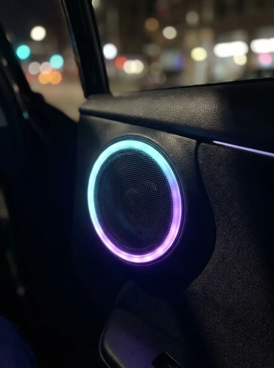Speaker ring lights