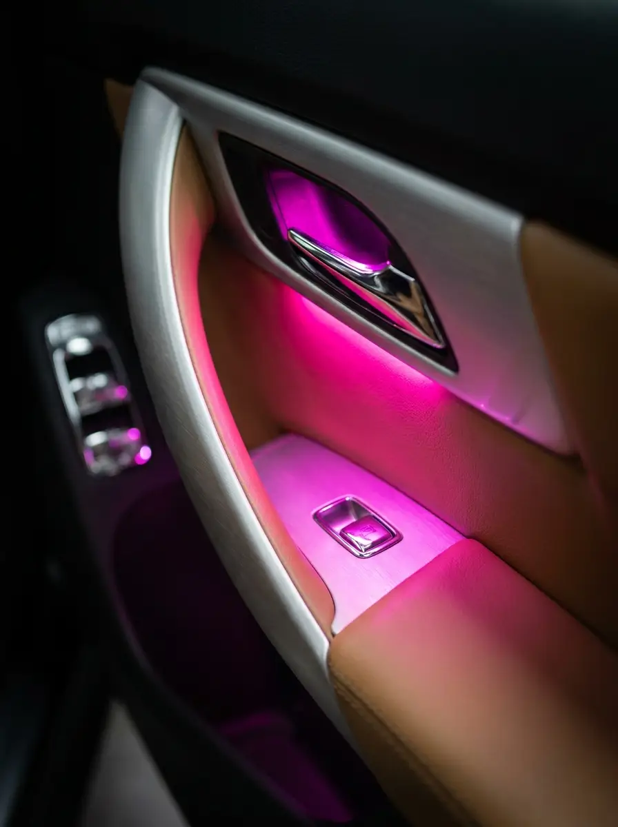 Door handle glow