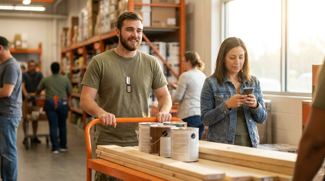 Home Depot Military Discount 2026: How to Sign Up, the $400 Cap, and Every Exclusion Explained