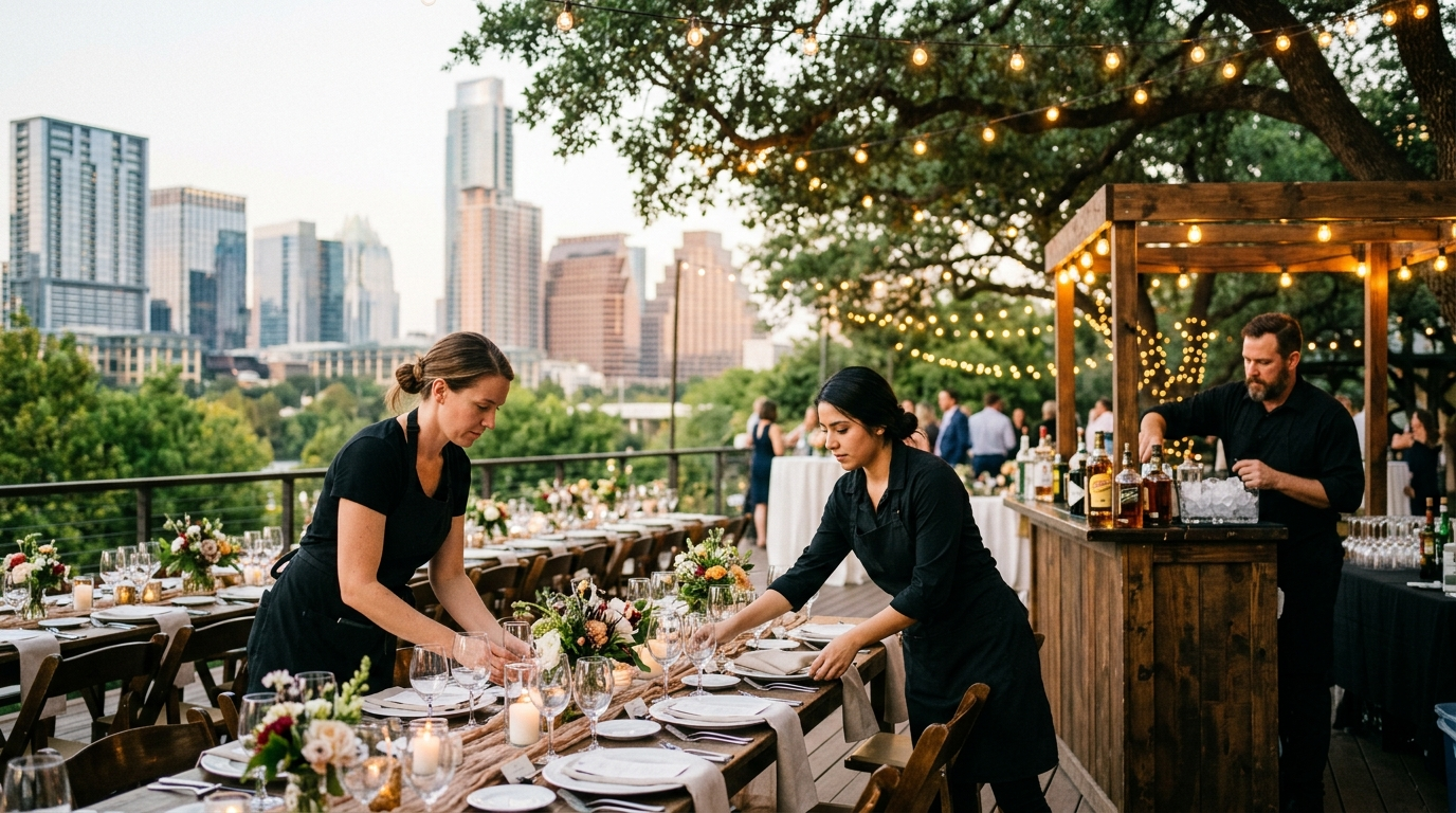 last-minute event staff in Austin