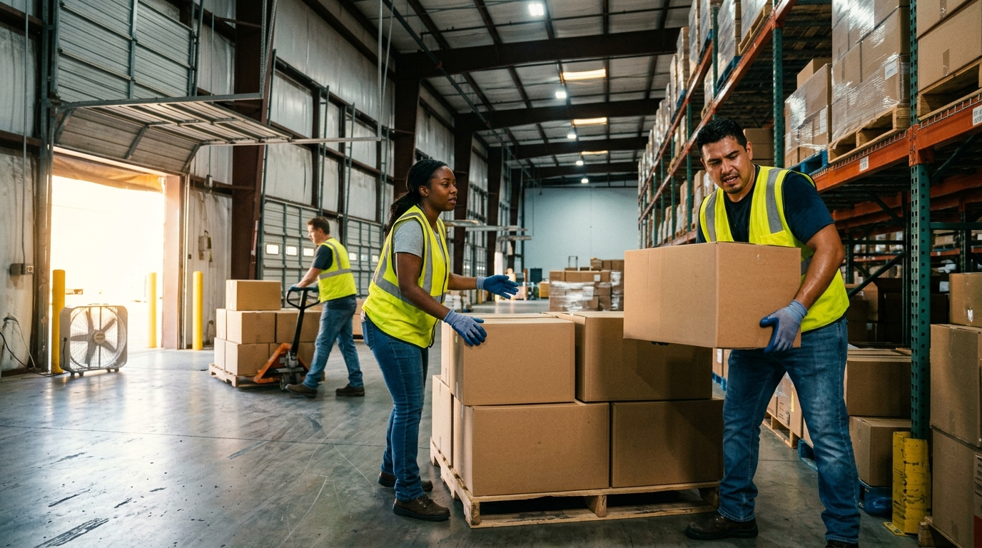 hire warehouse temp workers Austin