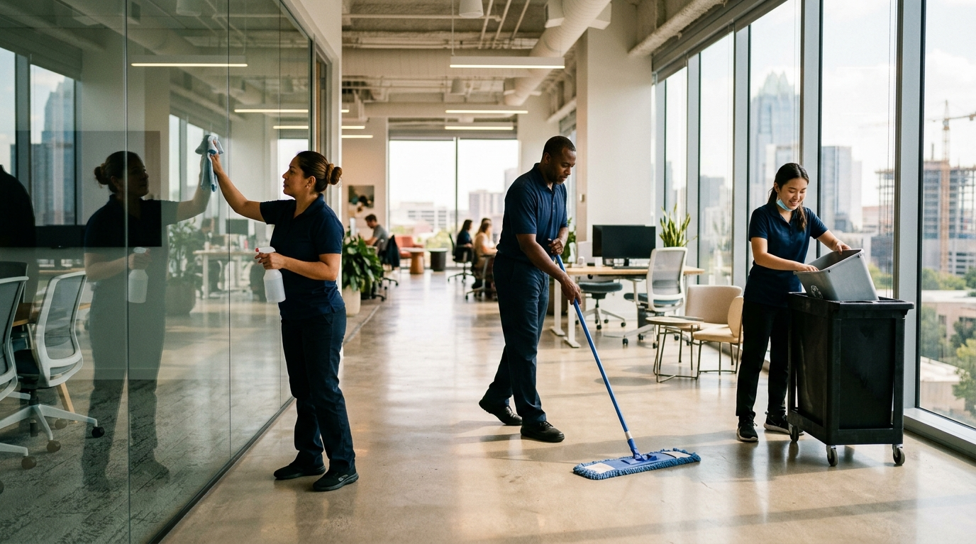 hire a cleaning crew in Austin