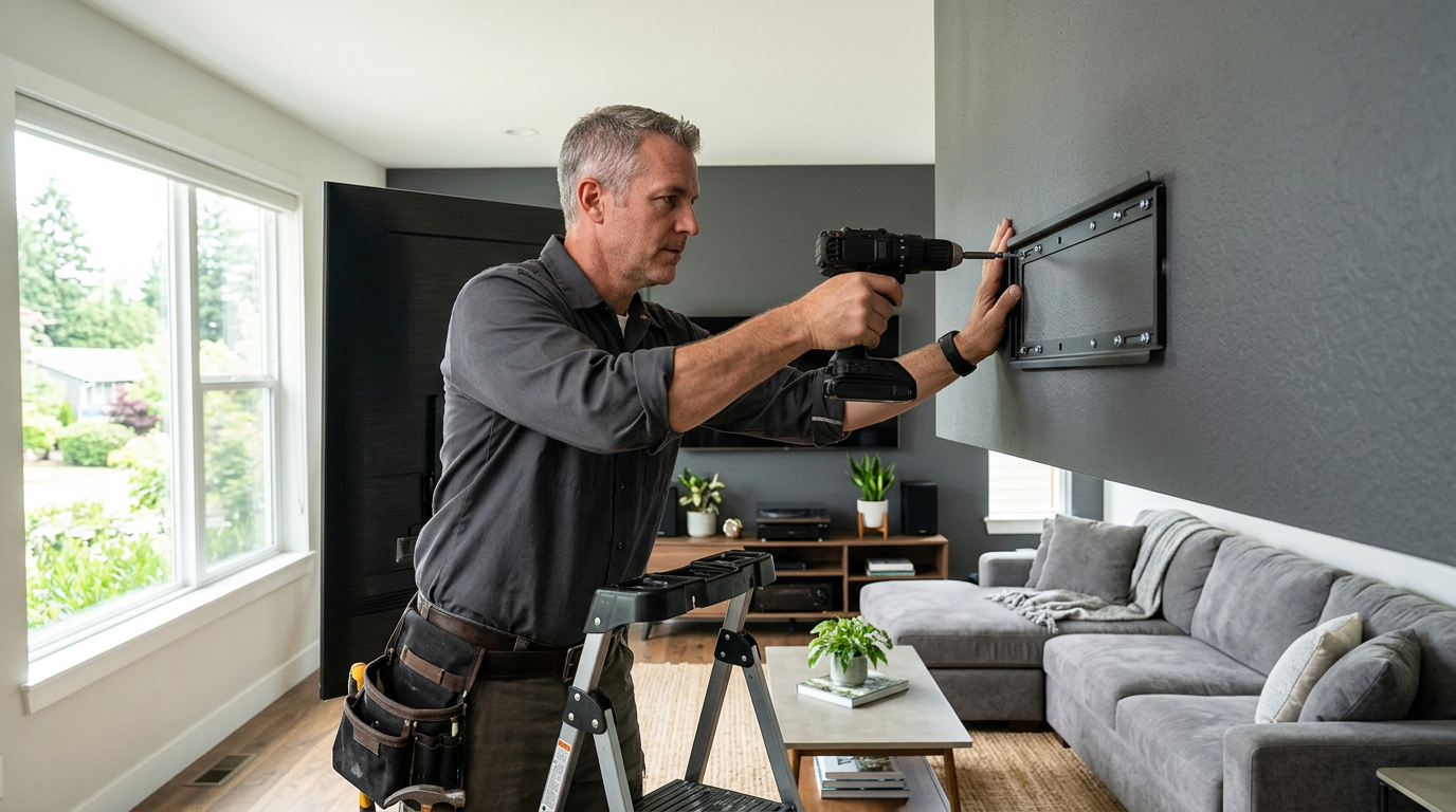 TV Mounting Service: How to Hire Same-Day Help in 2026 1 TV mounting service