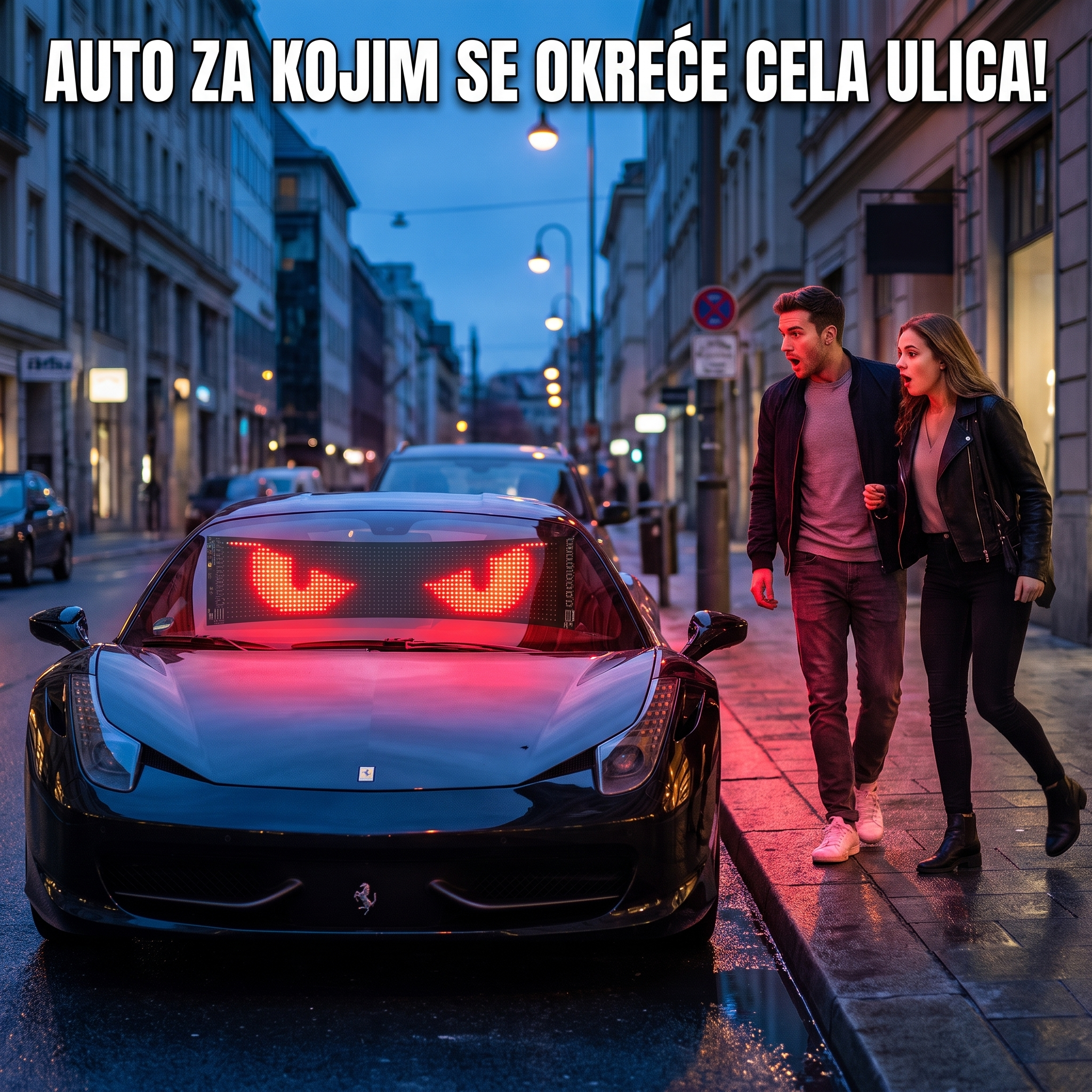 Auto za kojim se okreće cela ulica - DEVIL EYES