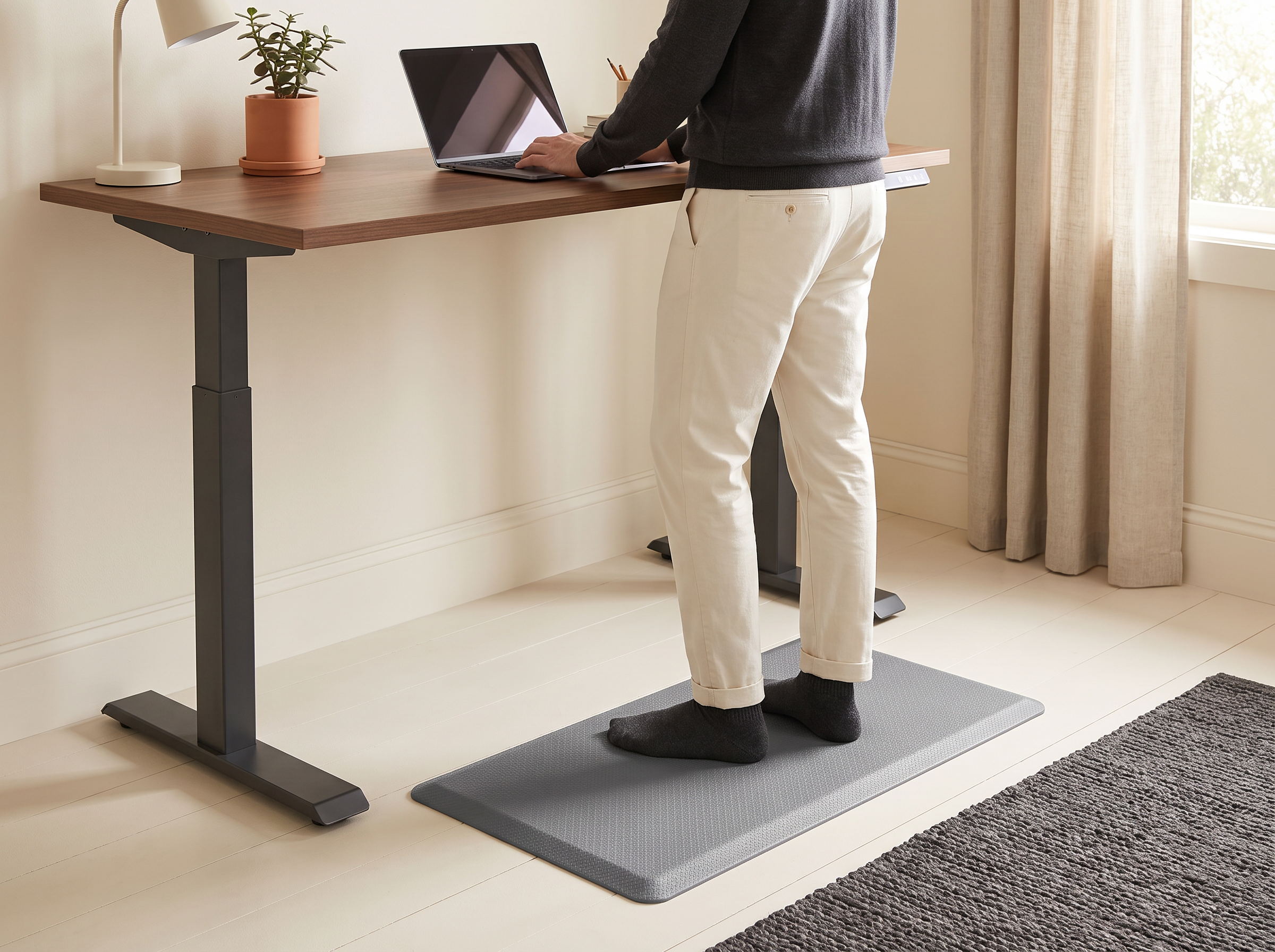 Tapis anti-fatigue Deskzen pour bureau