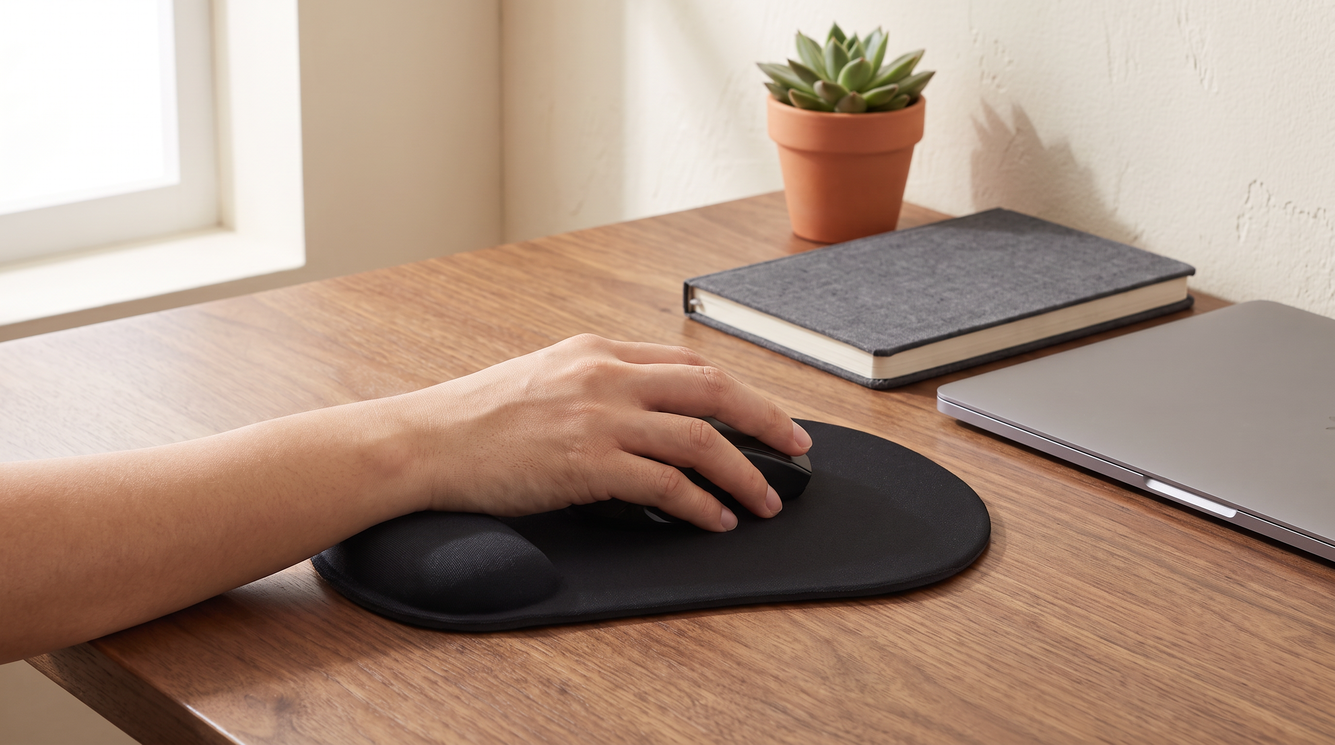 Tapis souris repose-poignet DeskZen