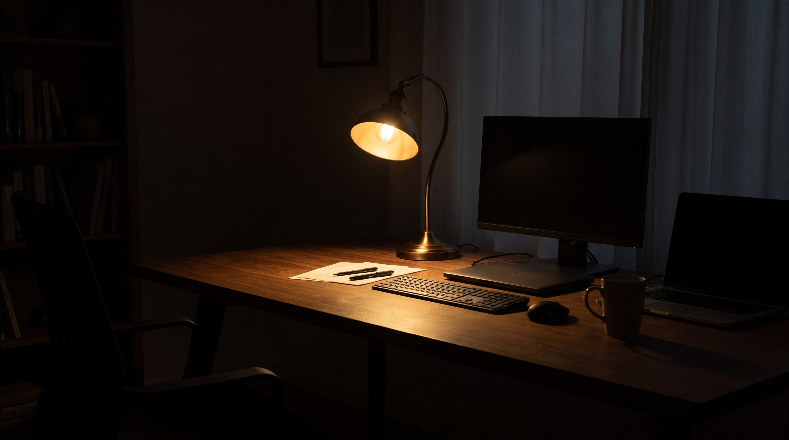 Lampe de bureau classique encombrante