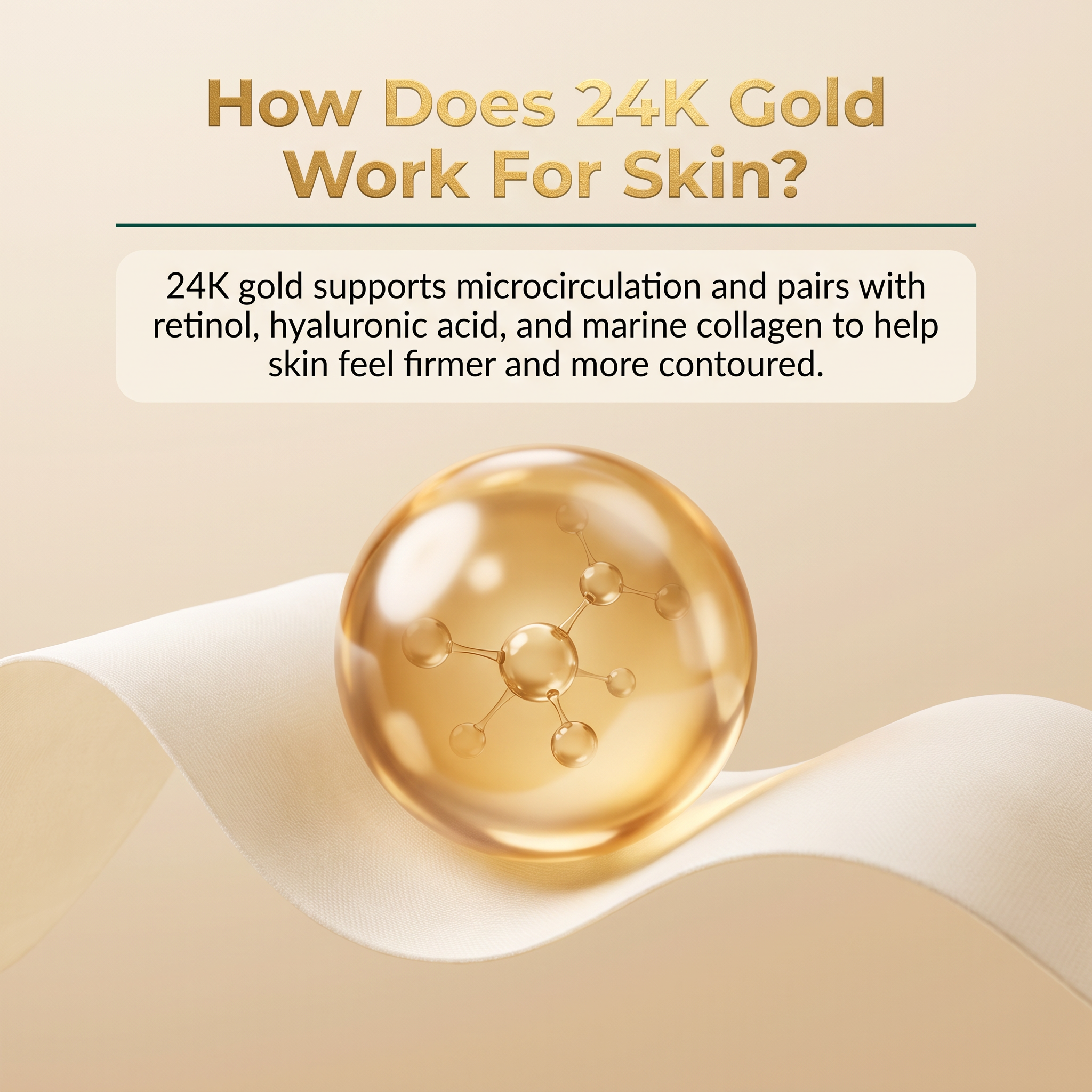 24K gold ingredient science
