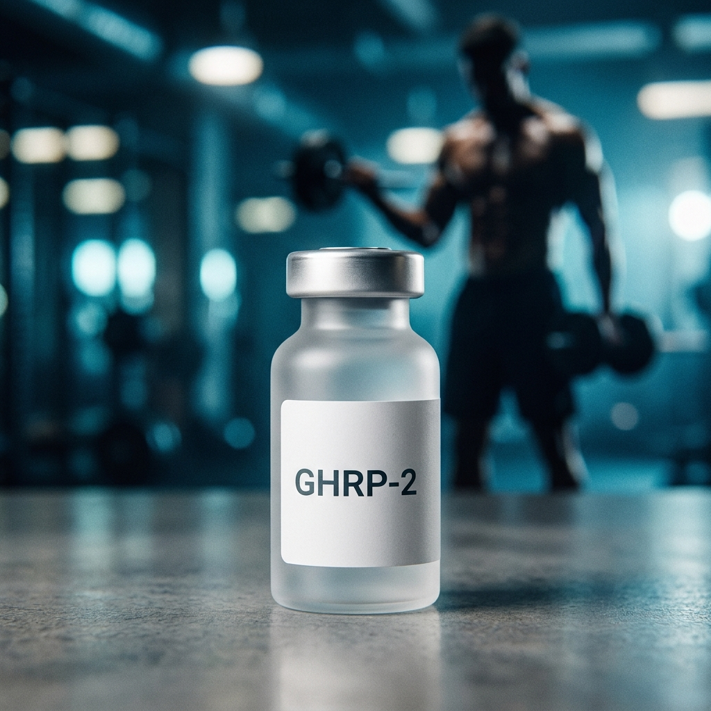 GHRP-2 peptide vial